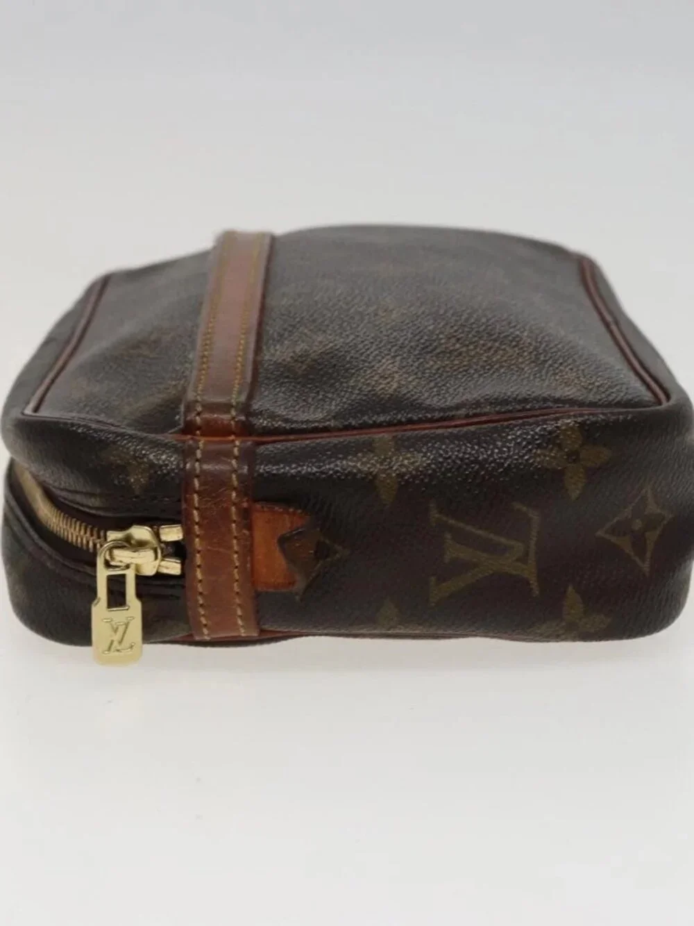 LOUIS VUITTON Monogram Compiegne 23 Clutch Bag M51847 LV Auth